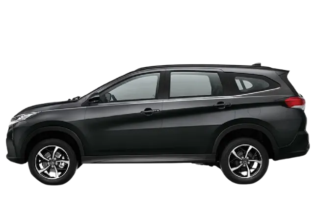 Perodua Aruz seven-seat rental vehicle for KKIA pickup and Sabah routes