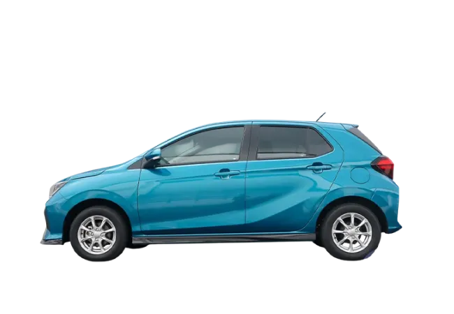 New Perodua Axia compact rental car for Kota Kinabalu and KKIA pickup