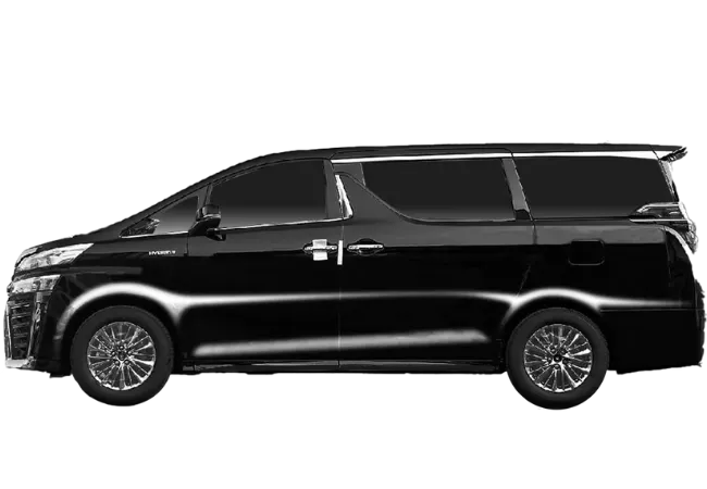 Toyota Vellfire premium seven-seat MPV rental for KKIA VIP transfers